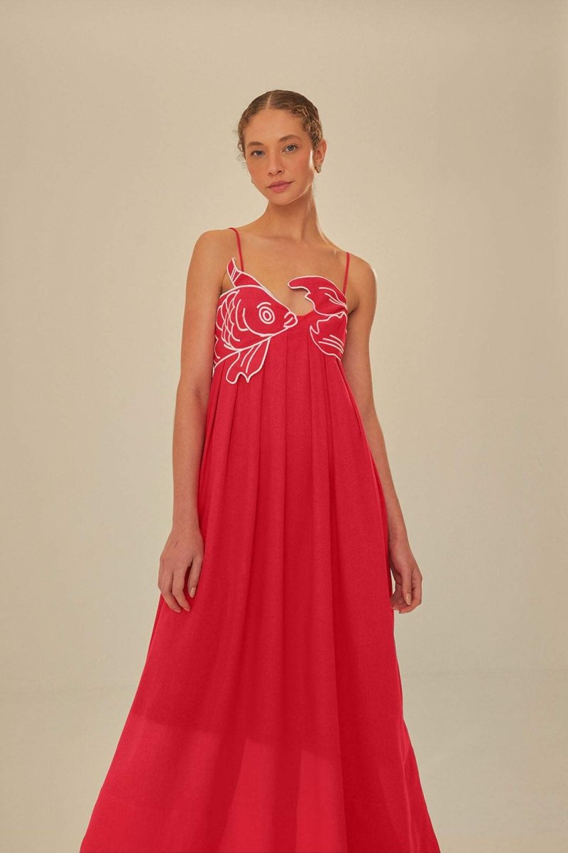 Joceline Embroidered Maxi Dress